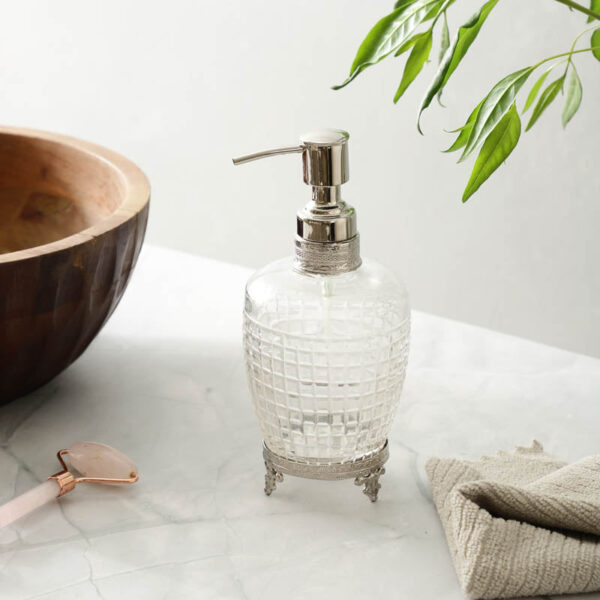 Agathe Soap Dispenser - Silver