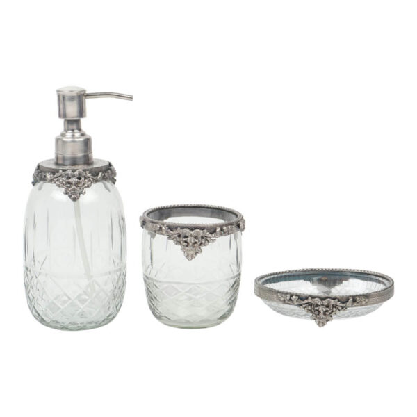 Alphi Bathroom Set - Silver