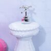 Antique Basin Soap Dispenser - White