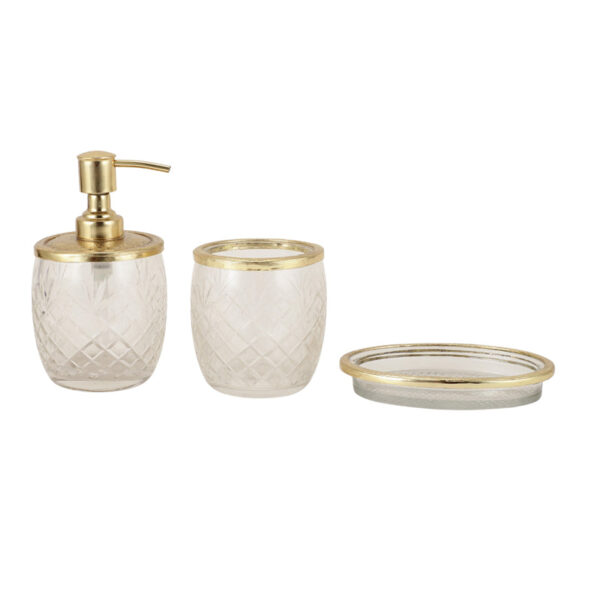 Astra Crystal Bathroom Set - Gold Astra Crystal Bathroom Set - Gold