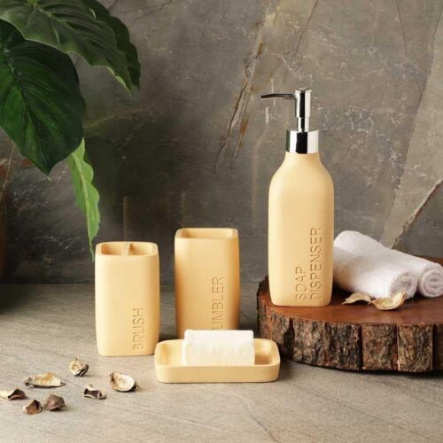 Chromatic Bathroom Set - Yellow