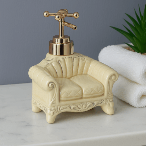 Cozy Form Soap Dispenser - Beige