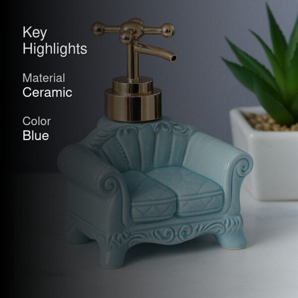 Cozy Form Soap Dispenser - Blue