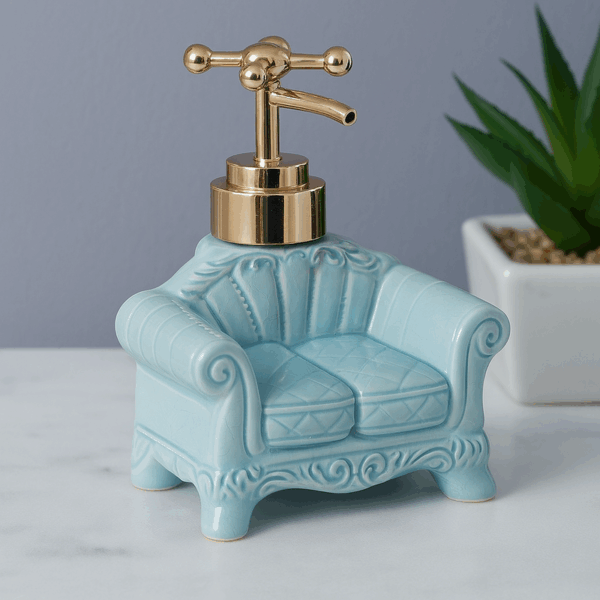 Cozy Form Soap Dispenser - Blue
