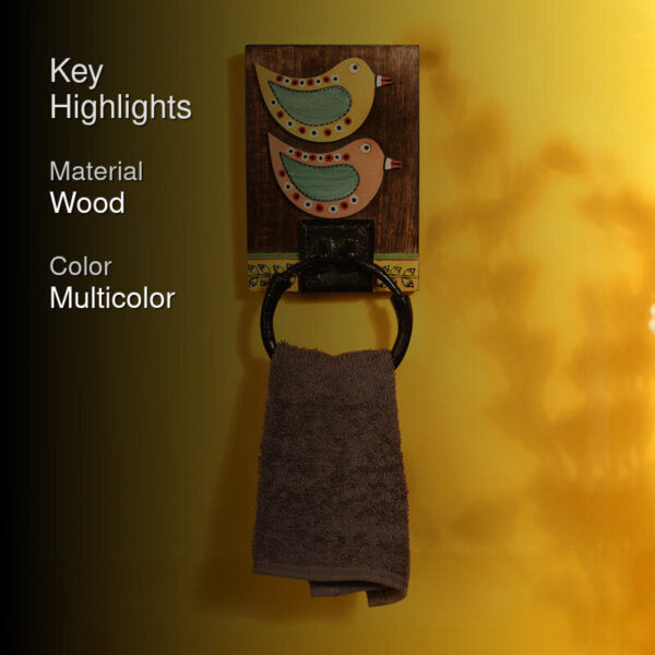 Duo Chirp Handcrafted Towel Hanger Duo Chirp Handcrafted Towel Hanger