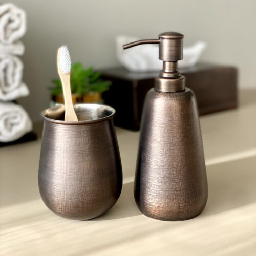 Elra Bathroom Set (Antique Copper) - Two Piece Set