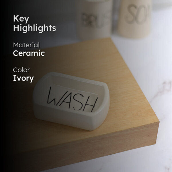 Emille Ceramic Soap Dish