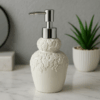 Floral Luxe Soap Dispenser - Ivory
