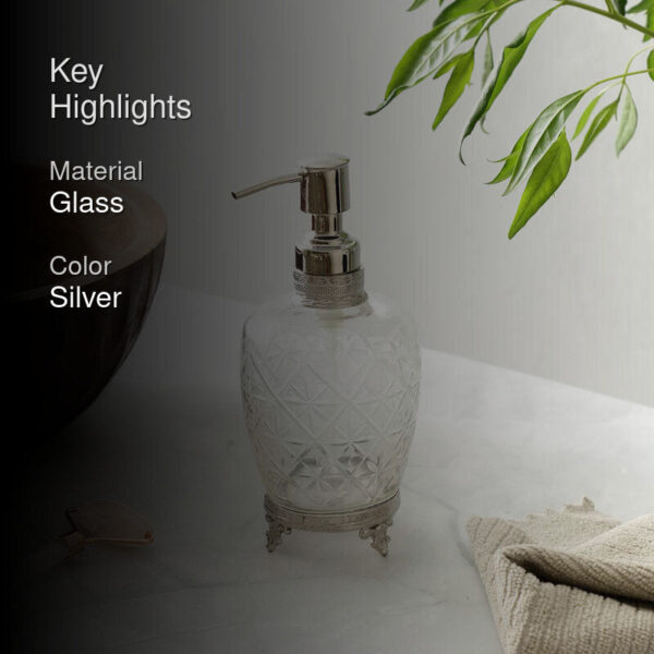 Giana Soap Dispenser - Silver