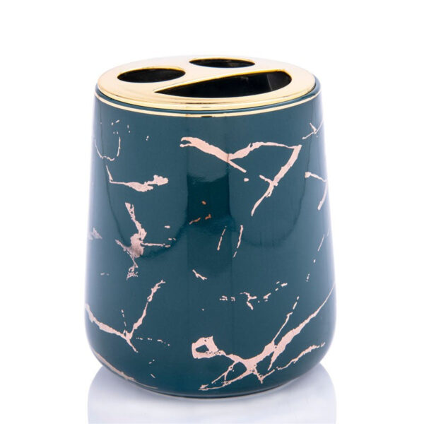 Goldira Galore Green Bathroom Set - Six Piece Set Goldira Galore Green Bathroom Set - Six Piece Set