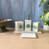Kade Agate & Marble Bathroom Set - Green
