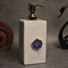 Kade Handcrafted Agate & Marble Soap Dispenser - Blue Kade Handcrafted Agate & Marble Soap Dispenser - Blue