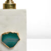Kade Handcrafted Agate & Marble Soap Dispenser - Turquoise