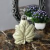 Maple Leaf Basin Soap Dispenser - Yellow