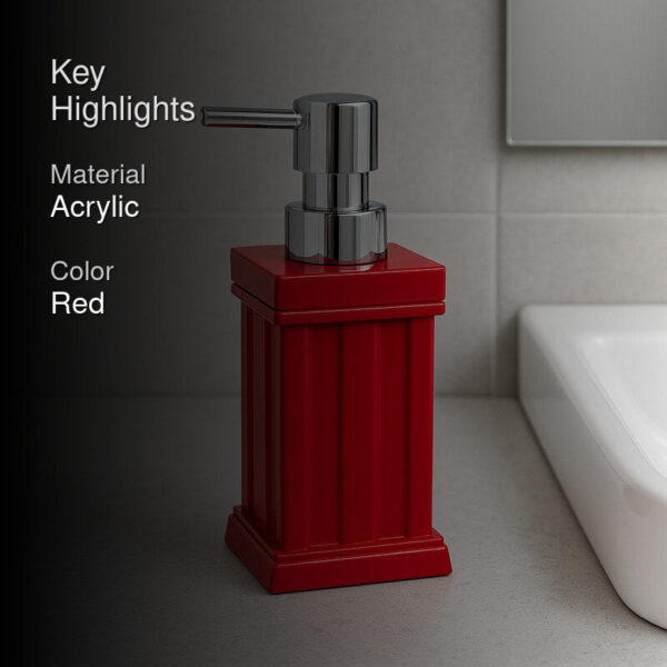 Mistarala Soap Dispenser - Red Mistarala Soap Dispenser - Red