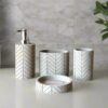 Nio Polyresin Bathroom Set - Four Piece Set