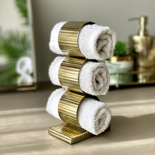 Nyra Towel Holder - Gold