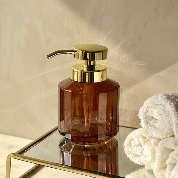 Rustic Soap Dispenser - Brown