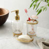 Starry Crystal Cut Bathroom Set - Gold Starry Crystal Cut Bathroom Set - Gold