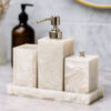Svela Resin Bathroom Set (Ivory) - Four Piece Set