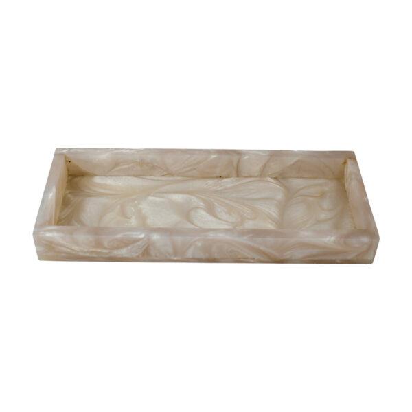 Svela Resin Bathroom Set (Ivory) - Four Piece Set