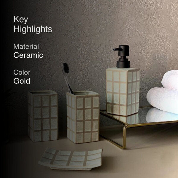 Tile Twinkle Bathroom Set - Four Piece set Tile Twinkle Bathroom Set - Four Piece set