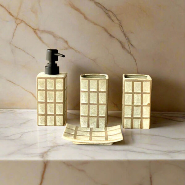 Tile Twinkle Bathroom Set - Four Piece set Tile Twinkle Bathroom Set - Four Piece set