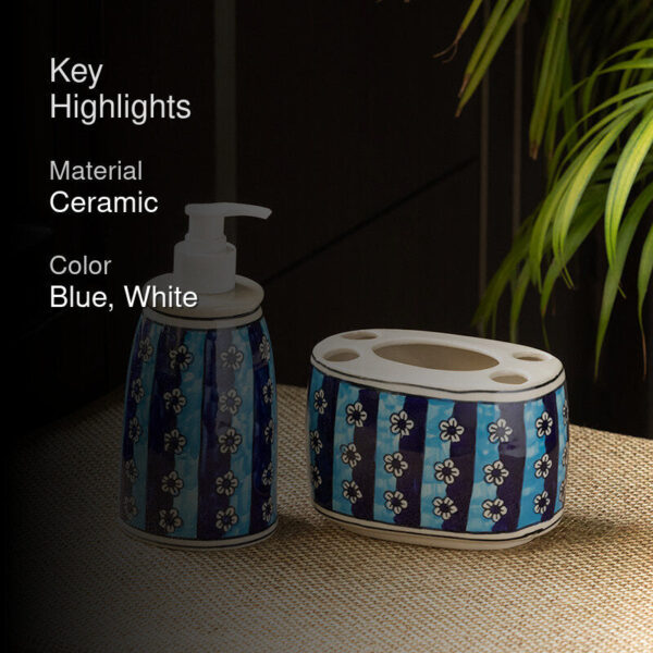 Trishna Ceramic Bathroom Set - Two Piece Set