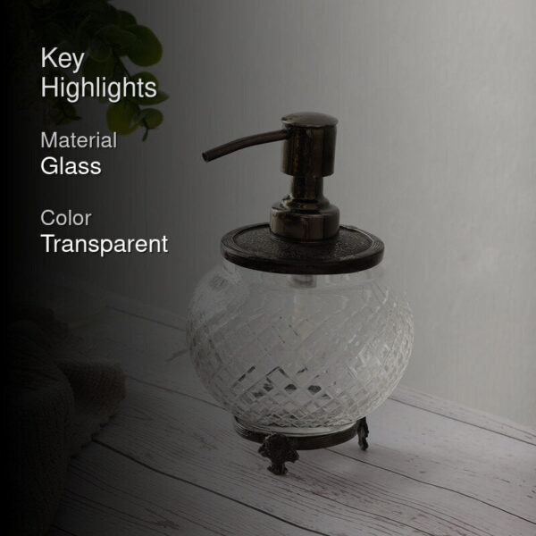 Vaira Crystal Soap Dispenser - Black