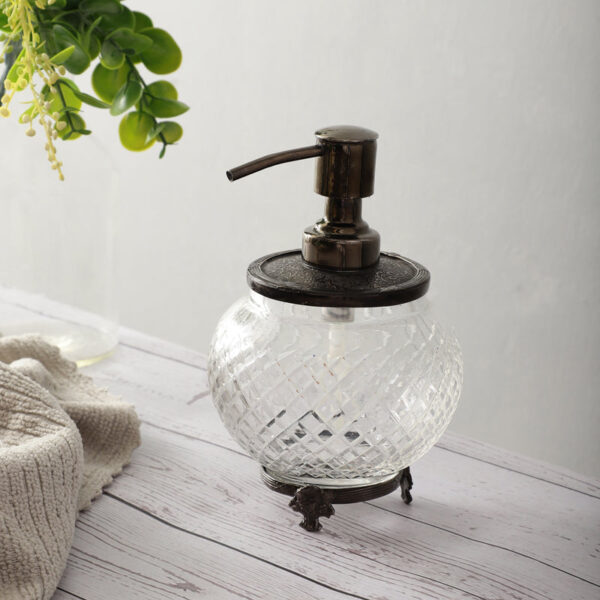 Vaira Crystal Soap Dispenser - Black