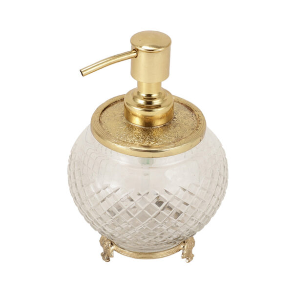 Vaira Crystal Soap Dispenser - Gold