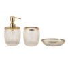 Viara Diamond Bathroom Set - Gold