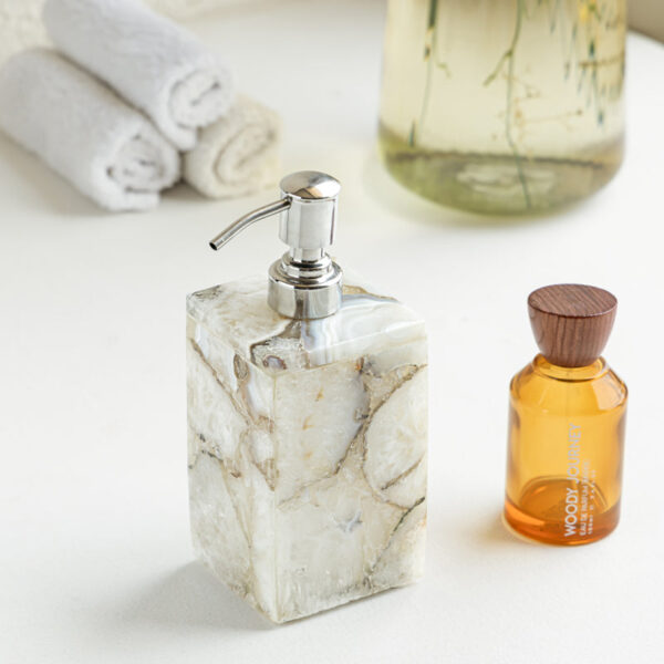 Virelli Handmade Agate Soap Dispenser