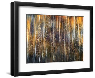 An Autumn Song - Black Framed Art Print Wall Art, 12x9