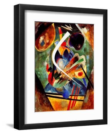 Black and Violet Composition, 1920 - Black Framed Art Print Wall Art, 9x12