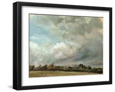 Cloud Study, 1821 - Black Framed Art Print Wall Art, 16x12