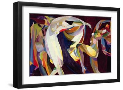 Dances, 1914/15 - Black Framed Art Print Wall Art, 18x12
