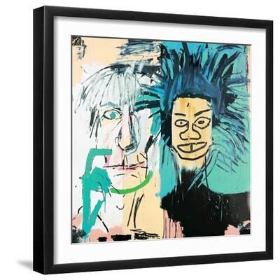 Dos Cabezas, 1982 - Black Framed Art Print Wall Art, 16x16