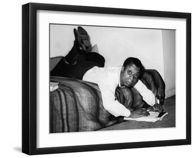 James Baldwin, 1963 - Black Framed Art Print Wall Art, 16x12