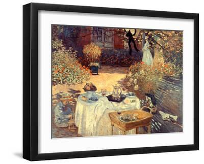 Monet: Luncheon, C1873 - Black Framed Art Print Wall Art, 16x12
