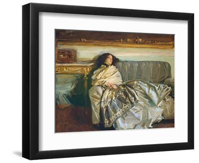 Nonchaloir (Repose), 1911 - Black Framed Art Print Wall Art, 12x9