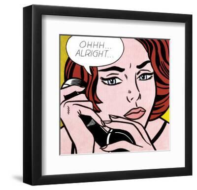 Ohhh...Alright..., 1964 - Black Framed Art Print Wall Art, 14x11