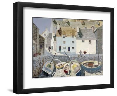 Polperro - Black Framed Art Print Wall Art, 12x9