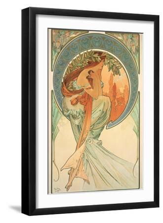 The Arts: Poetry, 1898 - Black Framed Art Print Wall Art, 12x18