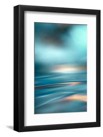 The Beach 4 - Black Framed Art Print Wall Art, 8x12