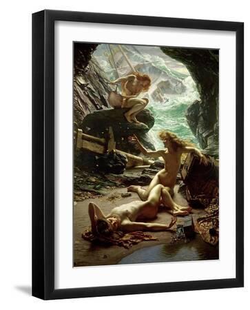 The Cave of the Storm Nymphs, 1903 - Black Framed Art Print Wall Art, 12x16