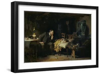 The Doctor - Black Framed Art Print Wall Art, 18x12