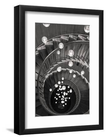 Vertigo 2 - Black Framed Art Print Wall Art, 8x12