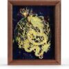 Chinese Traditional Art, 3D Paper Feng Shui Decor, Dragon Designs Art Frame, Hand-made Traditional Artwork for Home Bedroom Office Porch
