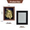 Chinese Traditional Art, 3D Paper Feng Shui Decor, Dragon Designs Art Frame, Hand-made Traditional Artwork for Home Bedroom Office Porch